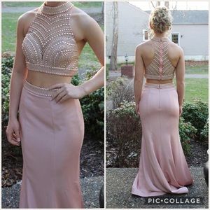 Blush colored Prom Dress size 0/2